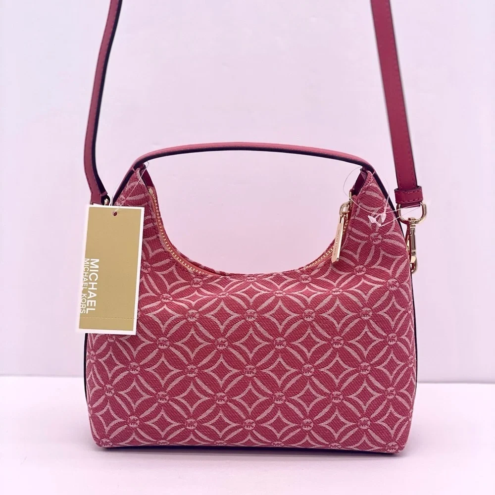 Michael Kors Ember Small Shoulder Crossbody Bag MK Light Berry Multi
